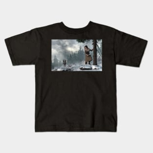 The Howling of the Wind Kids T-Shirt